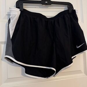 Nike Women's Athletic Shorts in Black and White